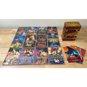 Cirque du Soleil Anniversary Collection 1984-2005 12 DVD Box Set w/ 6 Postcards